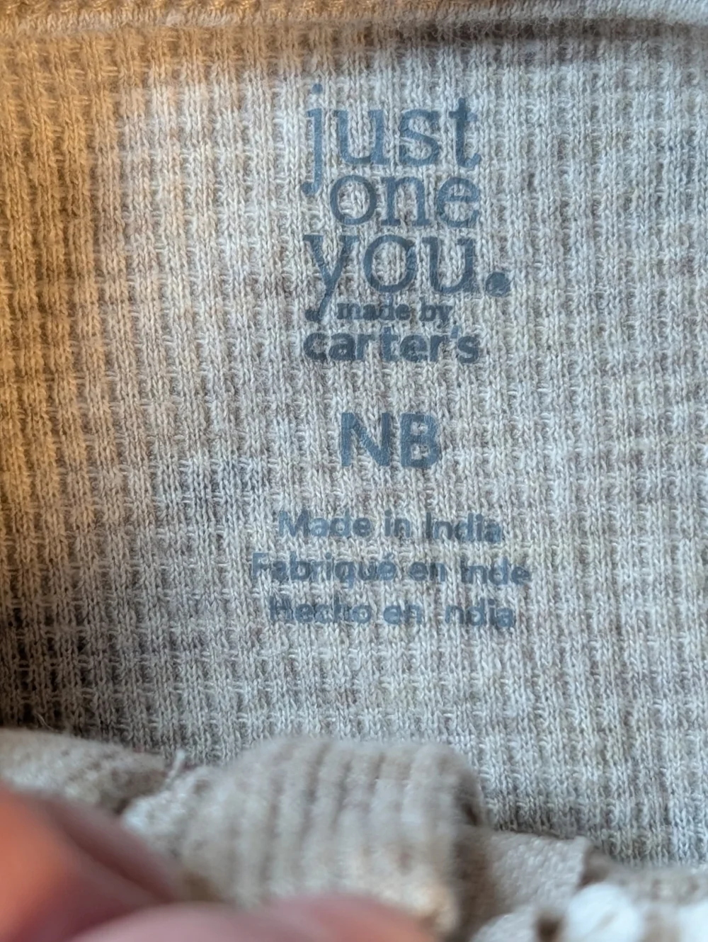 Just One You by Carter’s Baby Girl Heart Print Thermal Sleeper NB Zip Up (G1-G)‎